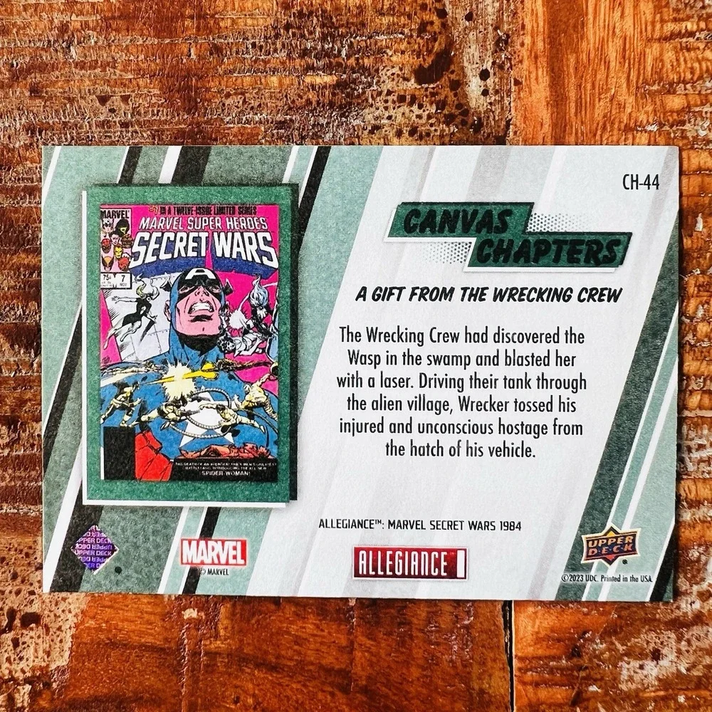 Upper Deck‎ Allegiance Marvel Secret Wars Canvas Chapters CH-44